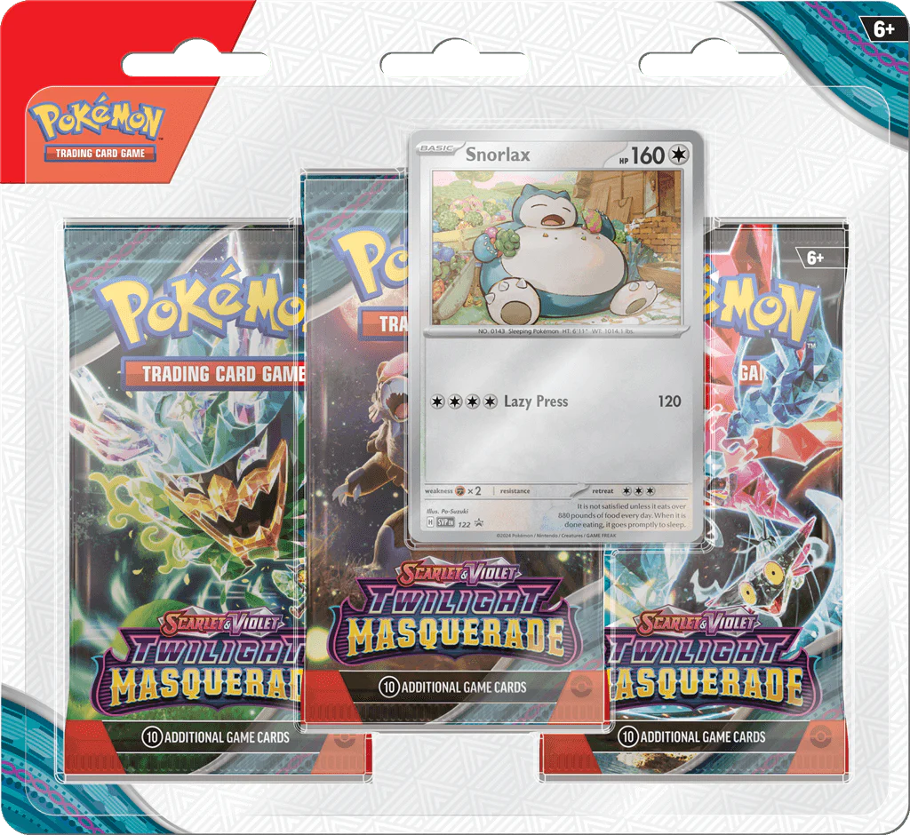 Pokémon TCG: Scarlet & Violet—Twilight Masquerade 3-Pack Blister