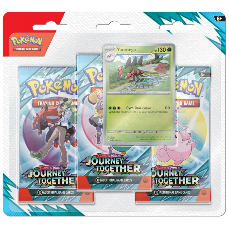 Pokémon TCG: Scarlet & Violet—Journey Together 3-Pack Blister