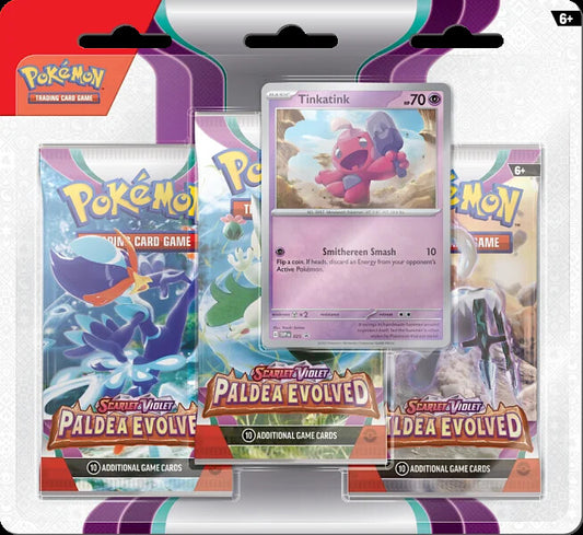 Pokémon TCG: Scarlet & Violet—Paldea Evolved 3-Pack Blister