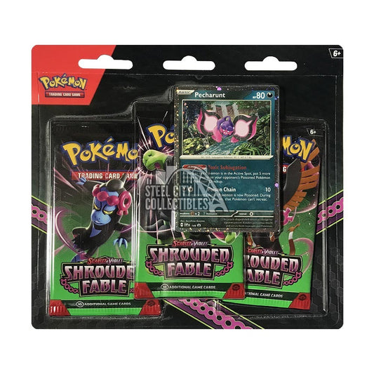 Pokémon TCG: Scarlet & Violet—Shrouded Fable 3-Pack Blister