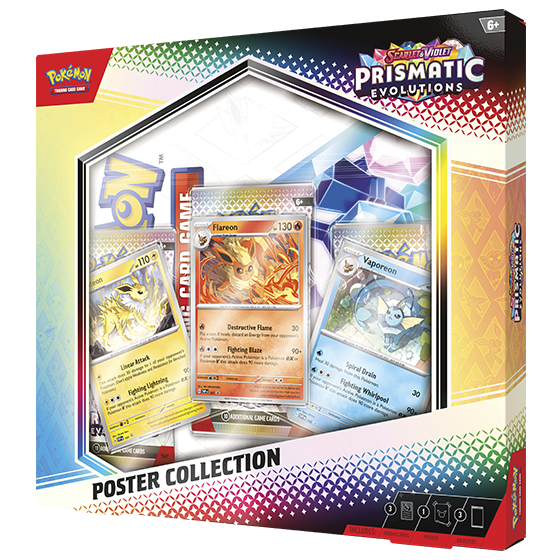 Pokémon TCG: Scarlet & Violet—Prismatic Evolutions 3-Pack Blister